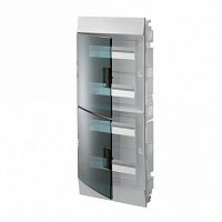 Распределительный шкаф Mistral41 48 мод., IP41, встраиваемый, термопласт, зеленая дверь |  код. 1SLM004100A1408 |  ABB